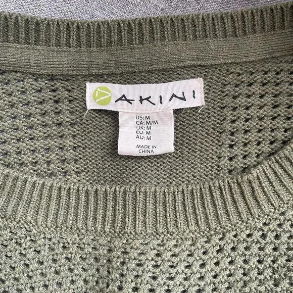 Anthropologie Women’s Olive Sweater, Size M - Picture 7 of 8
